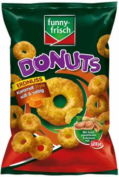 funny frisch - Donuts Erdnuss Karamell Style süss & salzig 110g